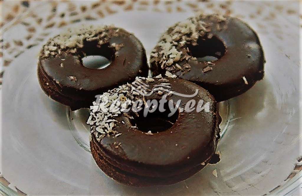 Čokoládová kolečka s marmeládou Vánoční cukroví